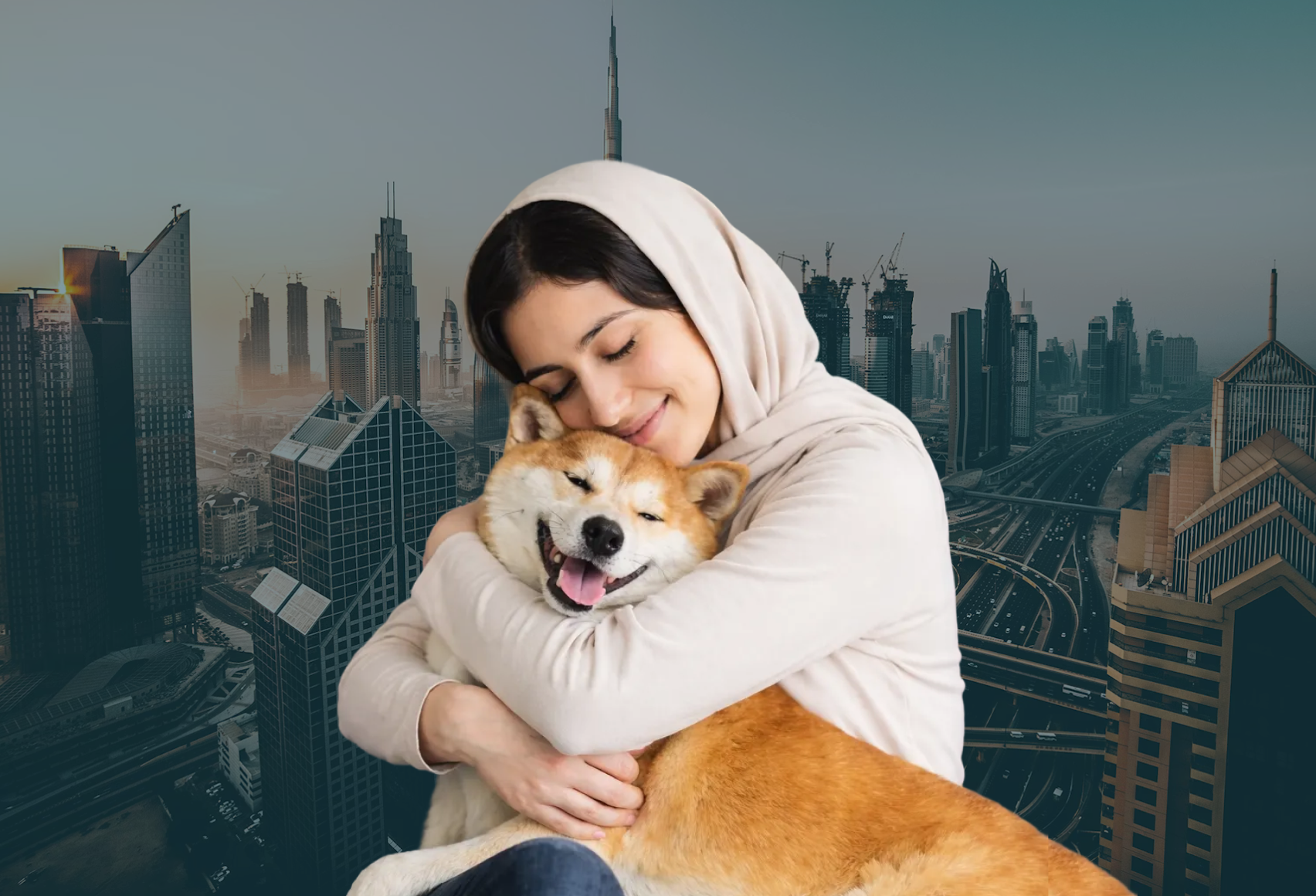 UAE women with Pet