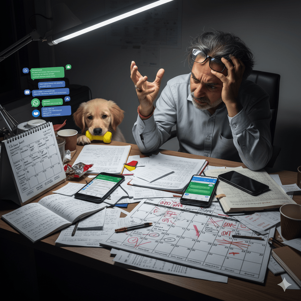 Manual Task Handling by Pet Business Owner