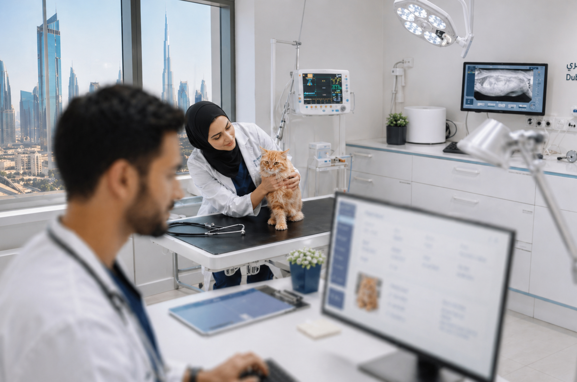 Vet clinic using software to manage daily admin operations
